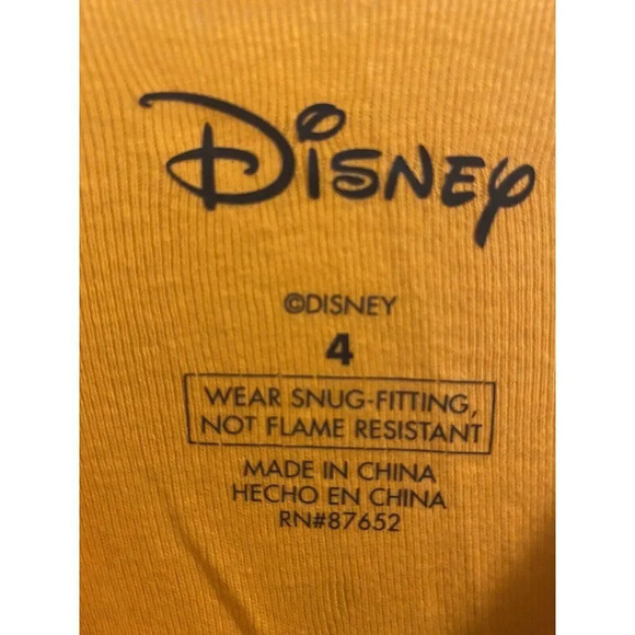 Disney Glow in the Dark Pajamas Unisex Size 4 Trick Or Treat - HALLOWEEN - New - Picture 7 of 7